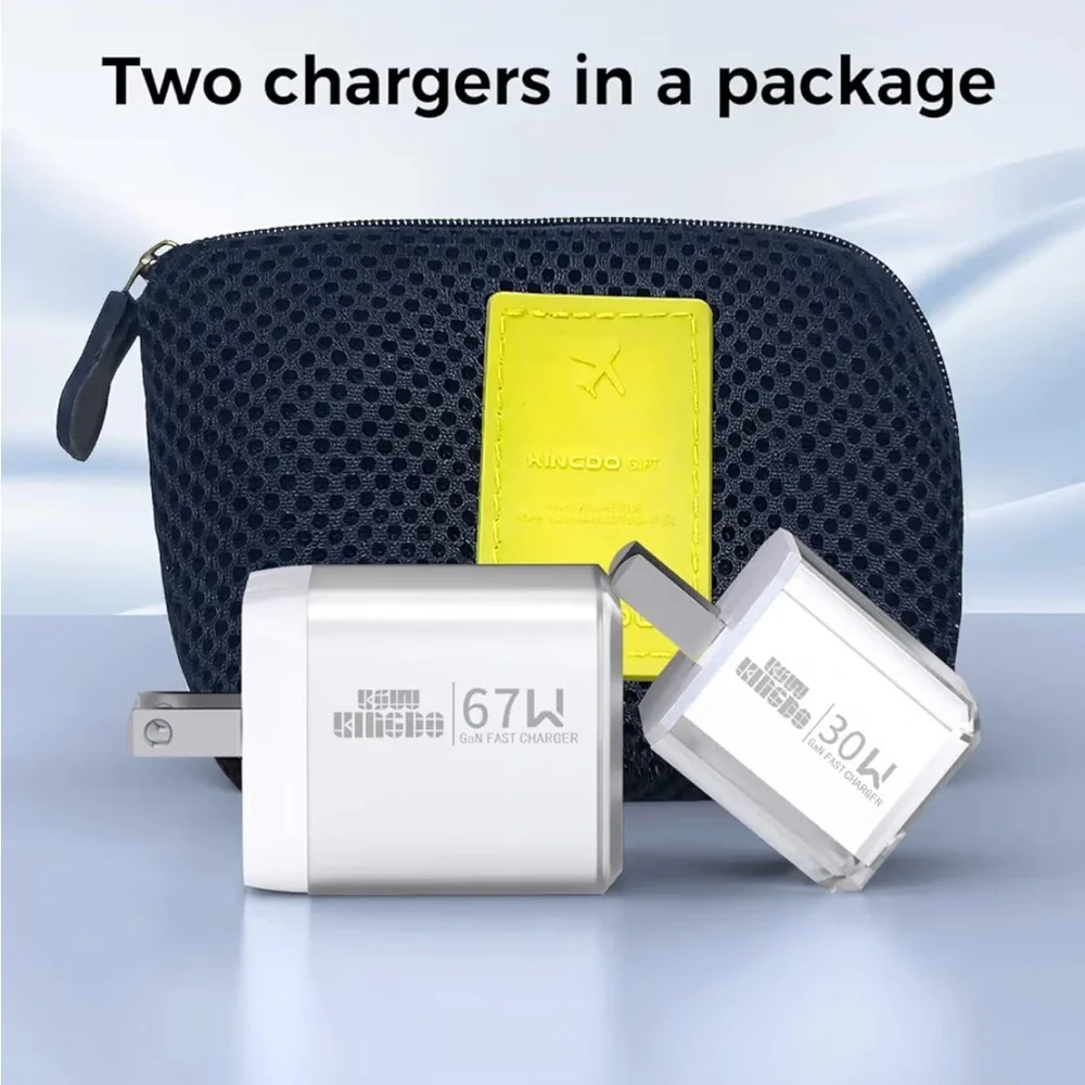 USB C Charger Block,GaN PD 3.0 67W 30W Fast Charging Wall Plug
